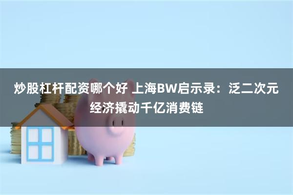 炒股杠杆配资哪个好 上海BW启示录：泛二次元经济撬动千亿消费链