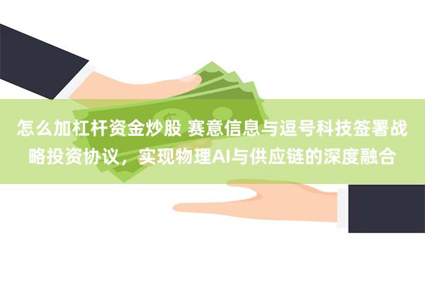 怎么加杠杆资金炒股 赛意信息与逗号科技签署战略投资协议，实现物理AI与供应链的深度融合