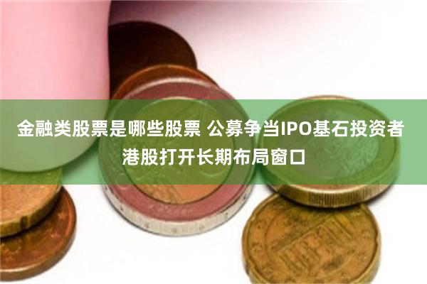 金融类股票是哪些股票 公募争当IPO基石投资者 港股打开长期布局窗口