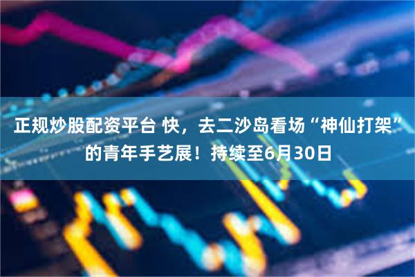 正规炒股配资平台 快，去二沙岛看场“神仙打架”的青年手艺展！持续至6月30日