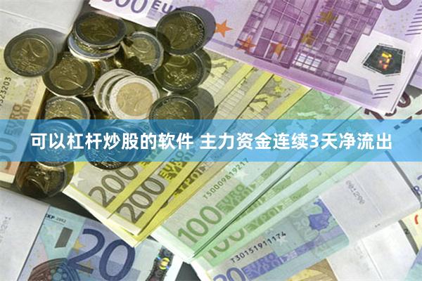 可以杠杆炒股的软件 主力资金连续3天净流出