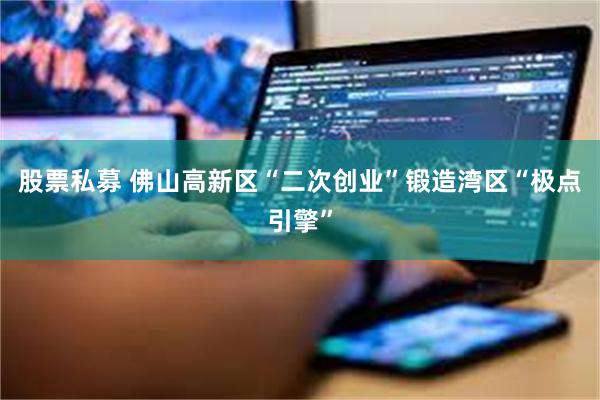 股票私募 佛山高新区“二次创业”锻造湾区“极点引擎”