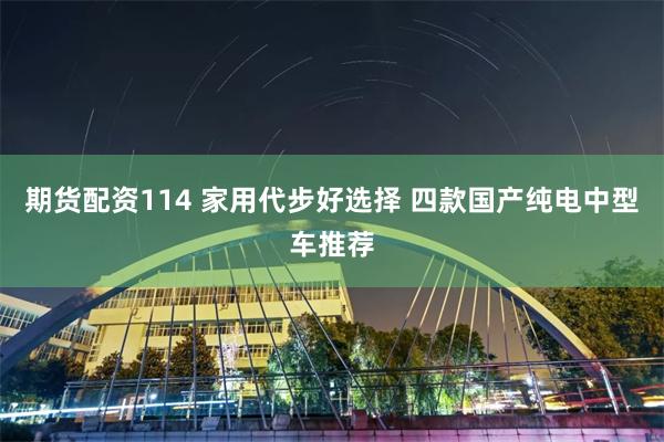 期货配资114 家用代步好选择 四款国产纯电中型车推荐