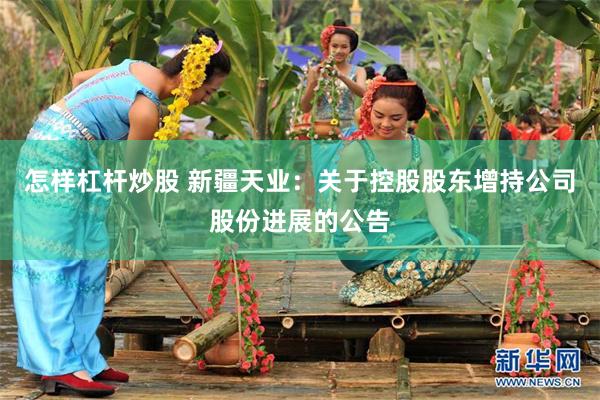 怎样杠杆炒股 新疆天业：关于控股股东增持公司股份进展的公告
