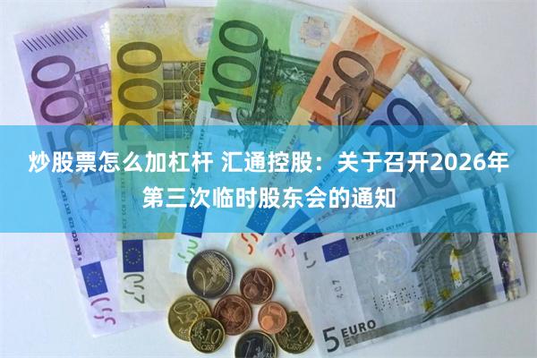 炒股票怎么加杠杆 汇通控股：关于召开2026年第三次临时股东会的通知