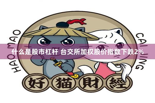 什么是股市杠杆 台交所加权股价指数下跌2%